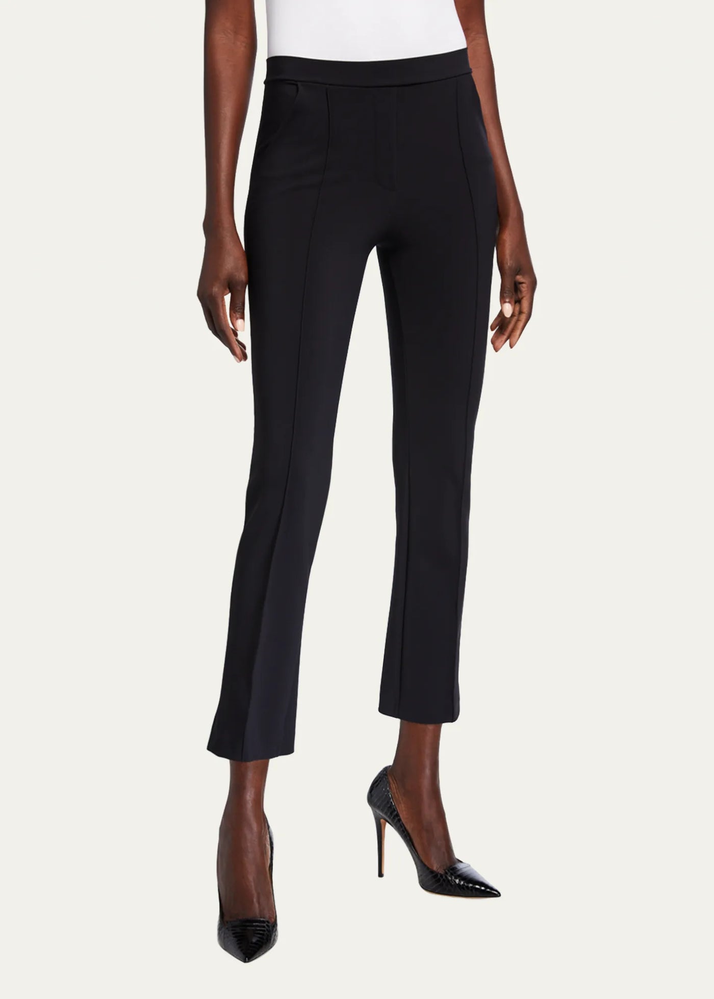 Nuccia Mix Jersey Pant in Black