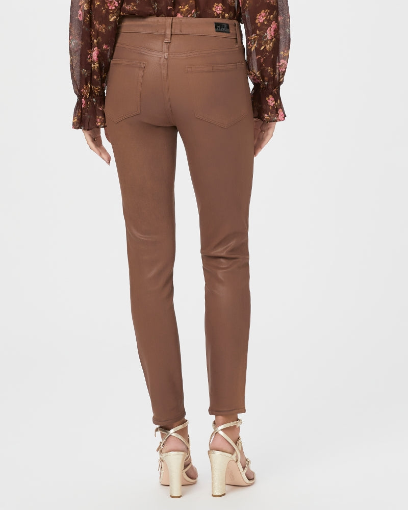 Hoxton Ankle Jean in Cognac Luxe Coating