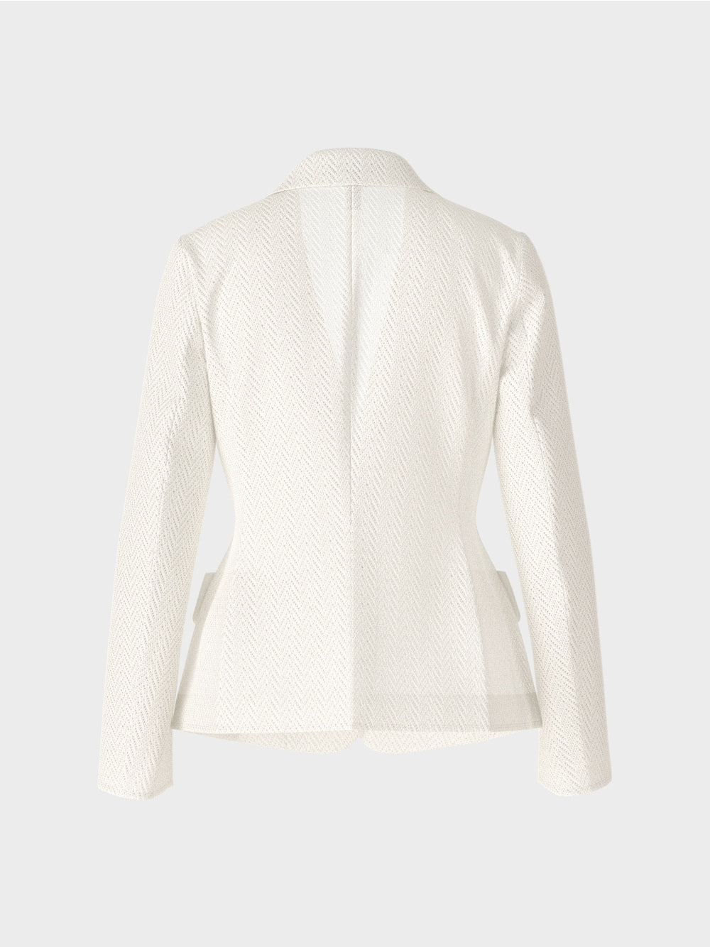 Knitted Blazer in Off-White
