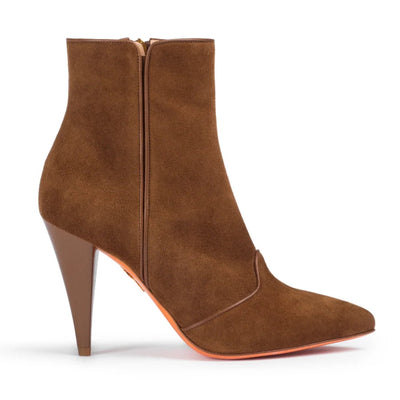Charlie Boots in Hazelnut Suede