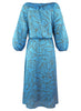 Bleeker Contour Leaves Midi Dress
