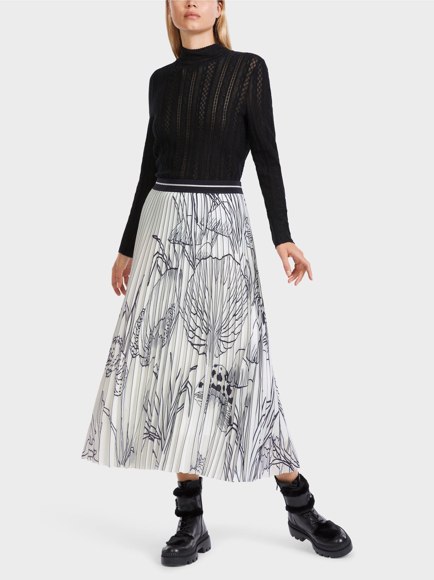 "Rethink Together" Print Skirt