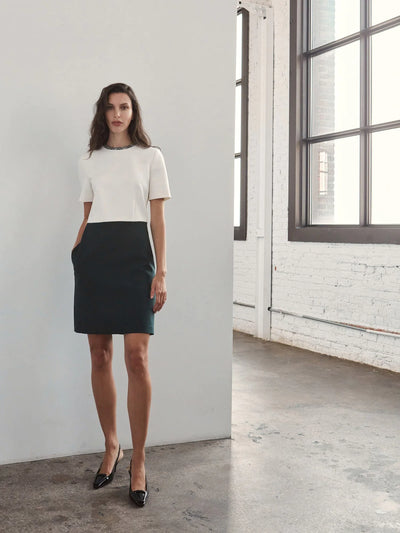 Drew Dress - Deep Green
