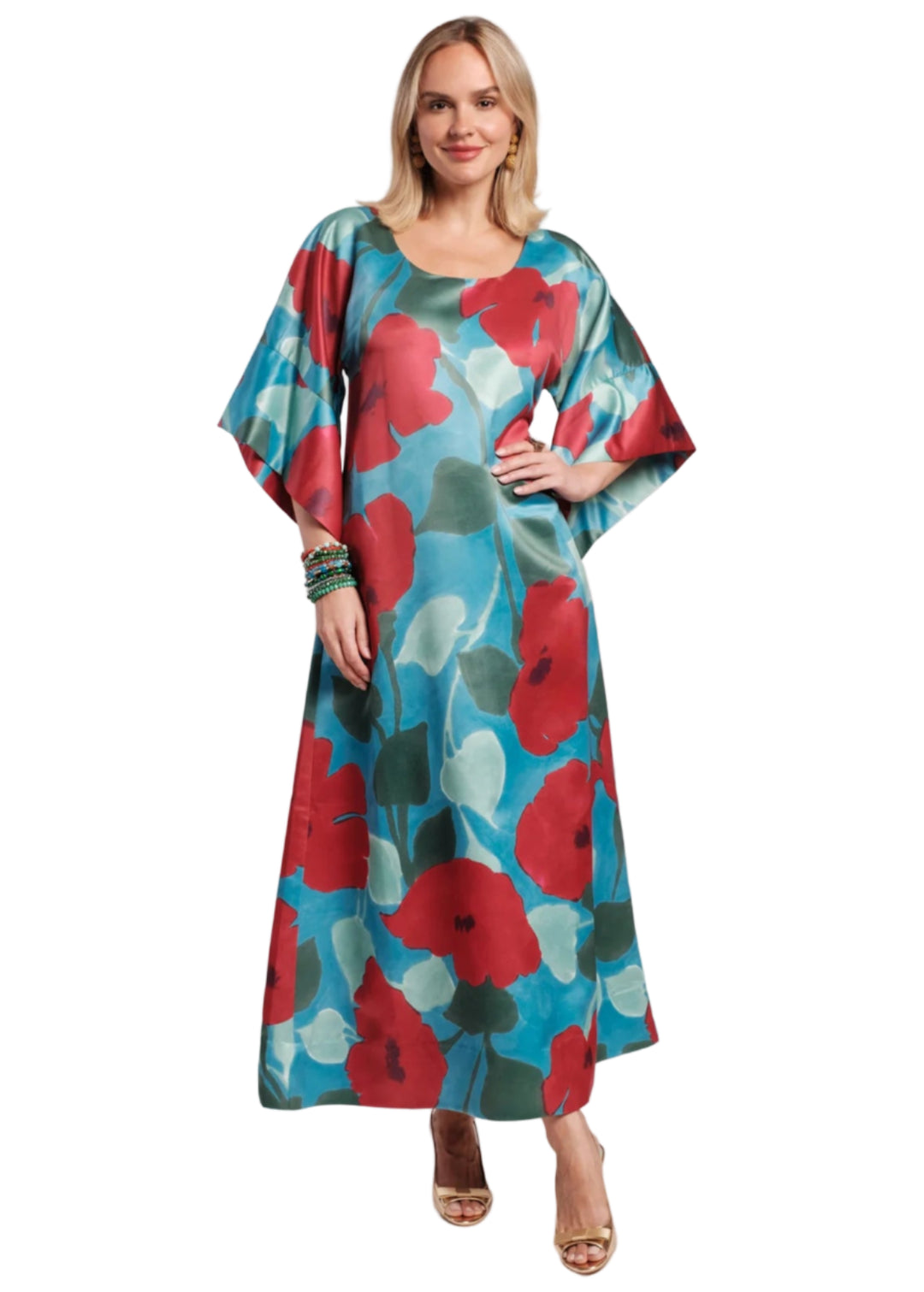 knee length dresses for ladies Lexington Dress Blueberry bouquet