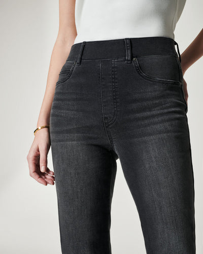 Ankle Straight Leg Jeans - Vintage Black