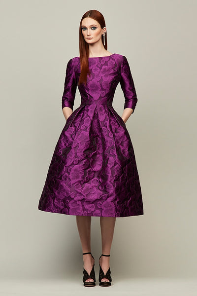 Purple Floral Dress