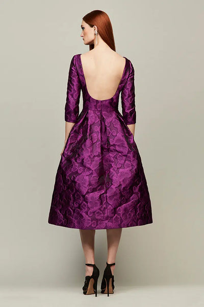 Purple Floral Dress