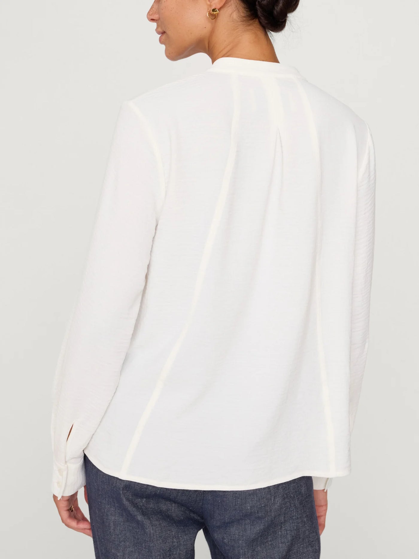 Galey Blouse in Salt White