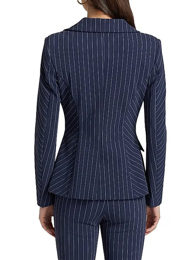 Goldas Pinstriped Double-Breasted Jacket in Gessato