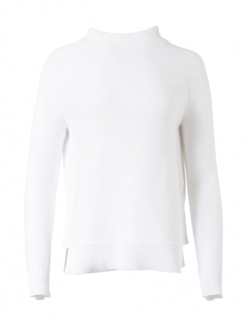 Garter Stitch Funnel in White