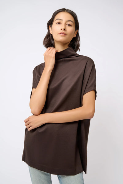 Ponte Funnelneck Top - Espresso