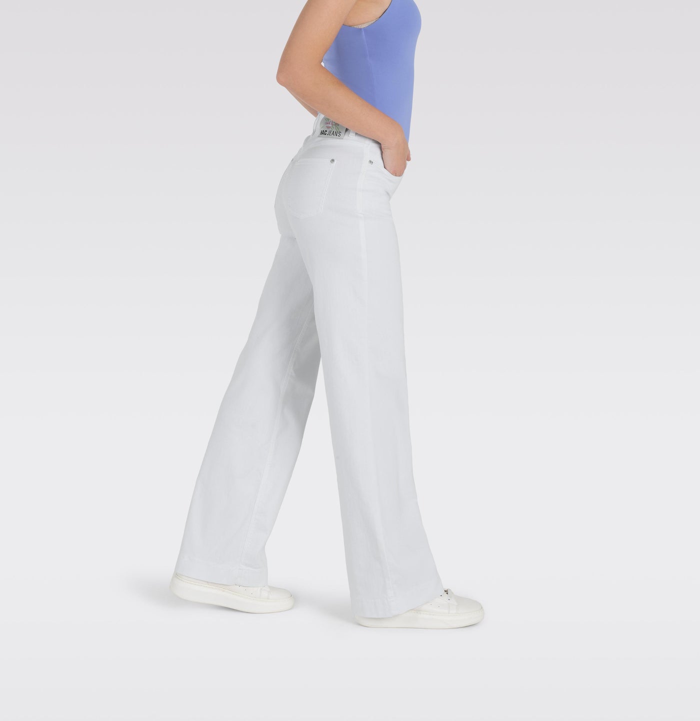 32" Dream Wide Leg Jeans in White