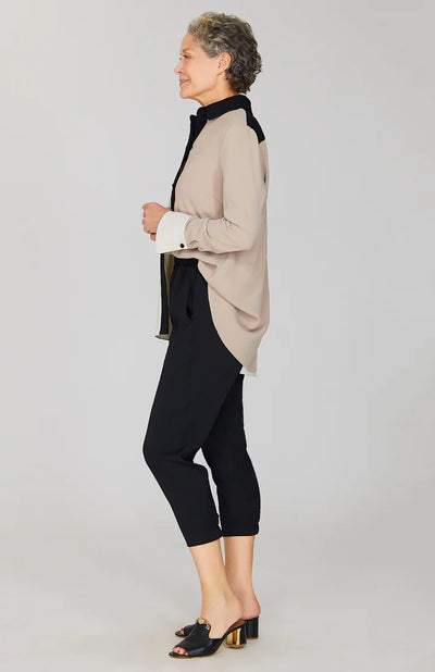 Long Button Down Shirt in Drift