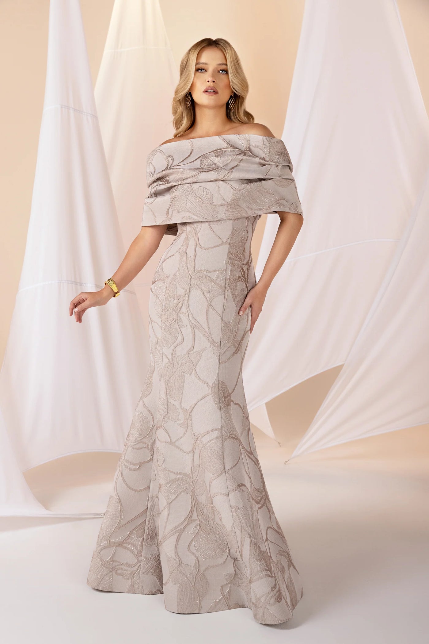 Stewart Gown in Taupe