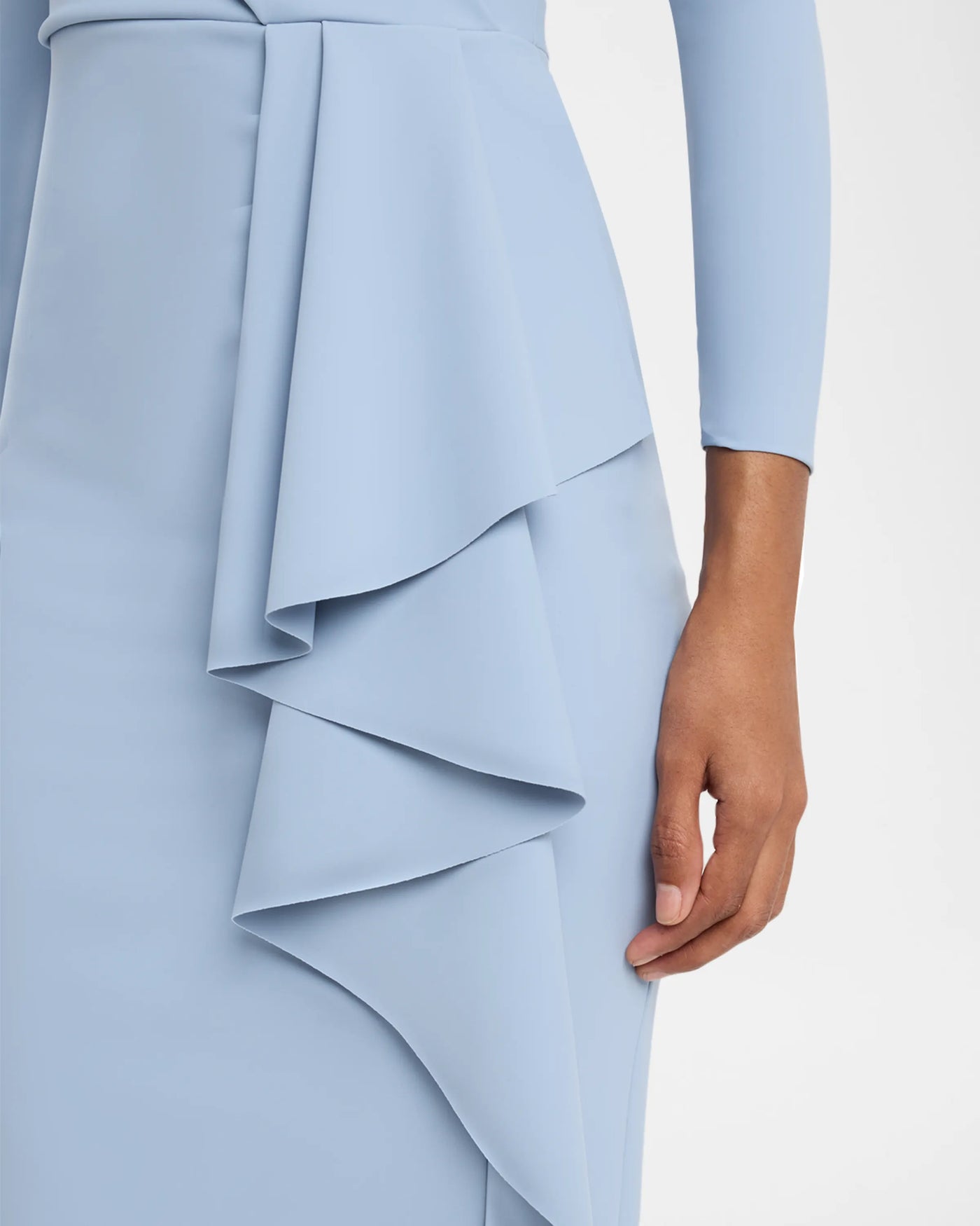 Sayon Midi Dress in Retro Blue
