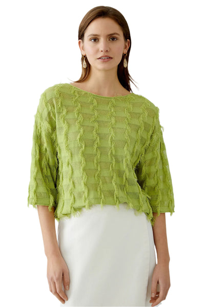Pullover in Pea Green