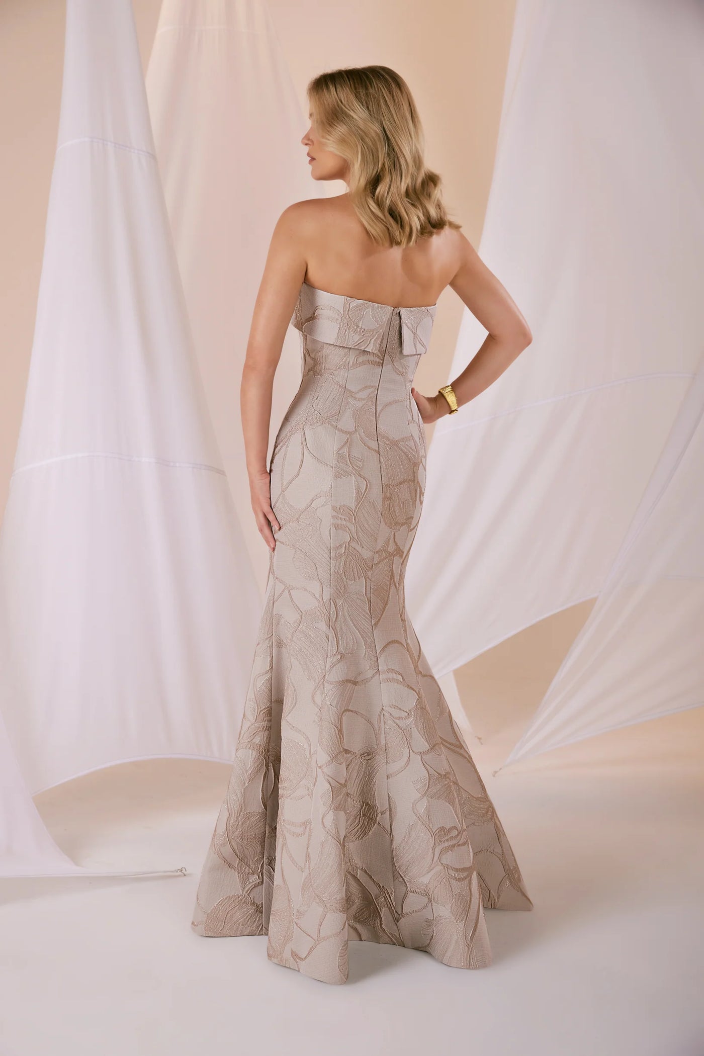 Stewart Gown in Taupe