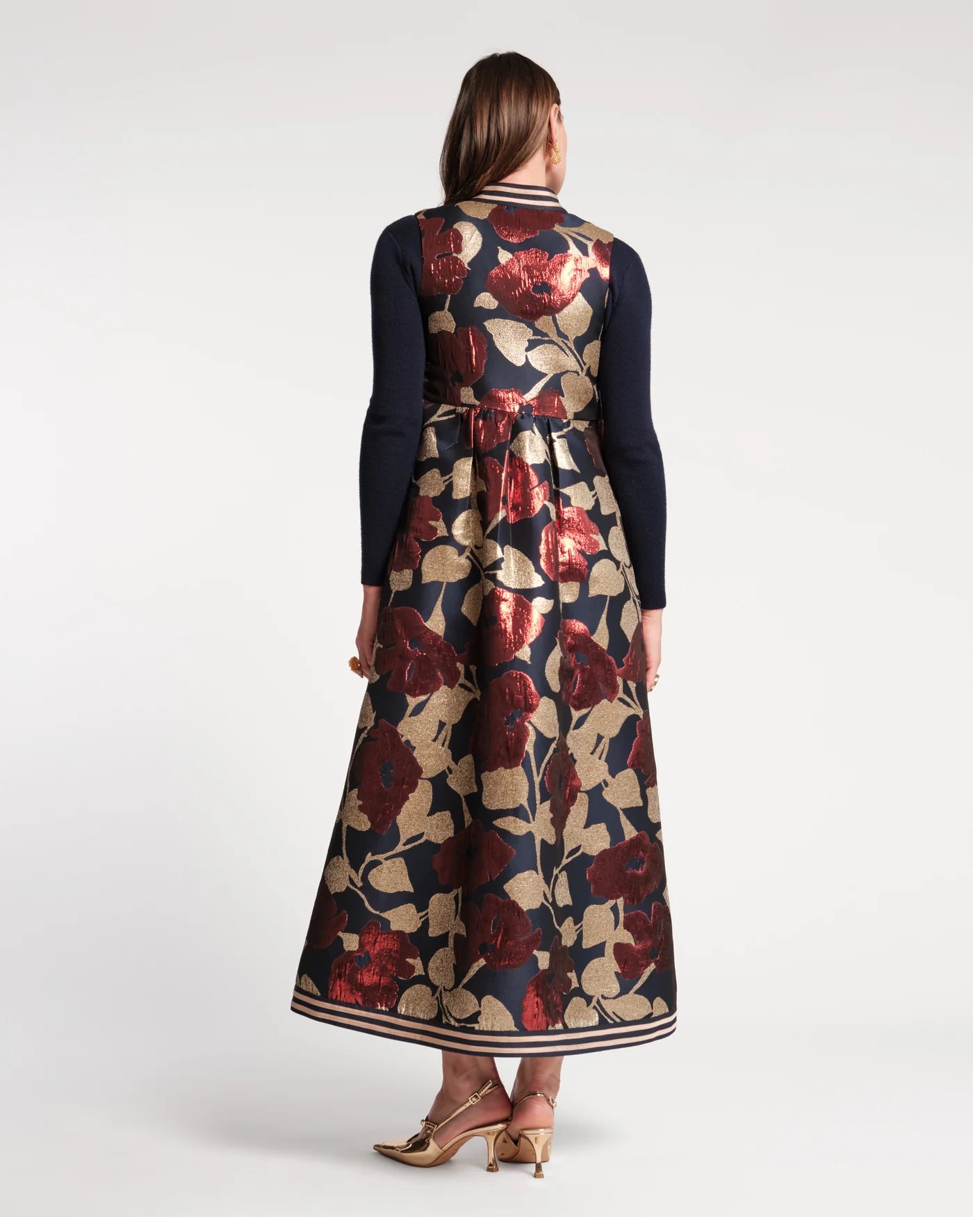 Susie Jacket in Floral Floating Jacquard