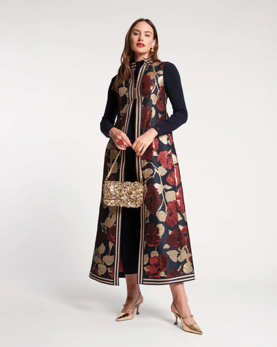 Susie Jacket in Floral Floating Jacquard
