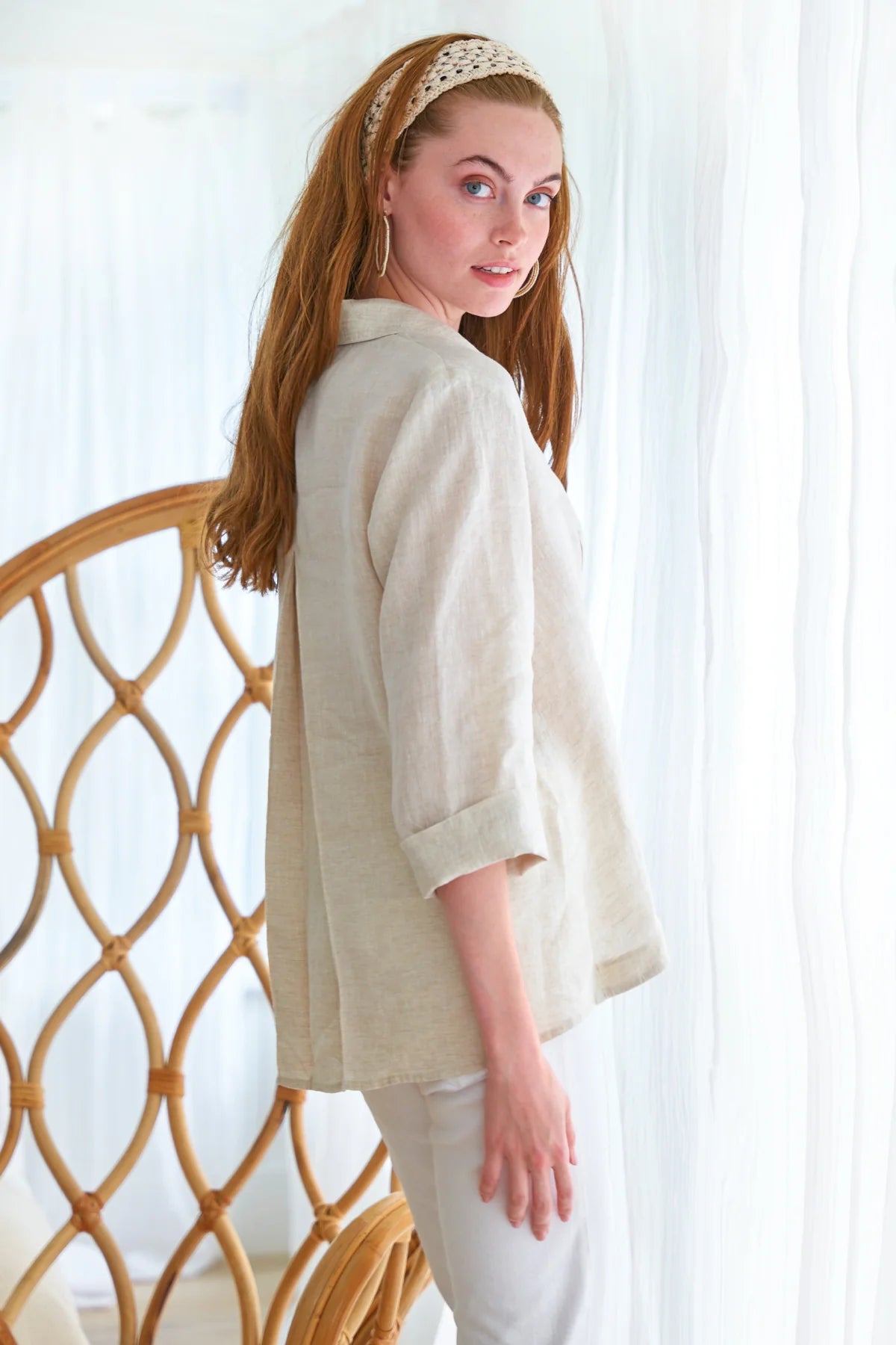 Swing Shirt Natural Linen