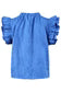 Remy Textured Jacquard Top in Blue