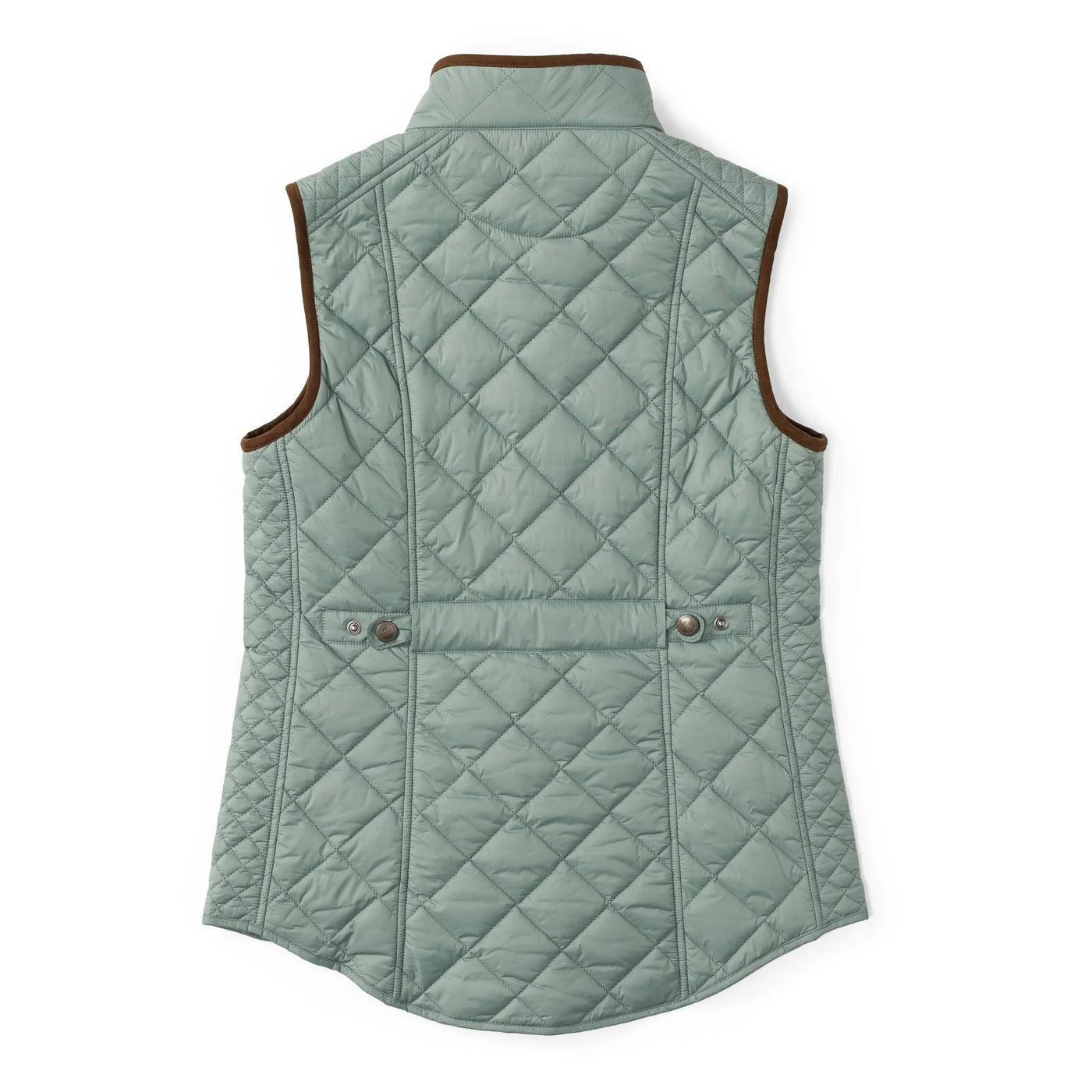 Vista Quilted Nylon Vest in Topaz