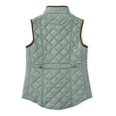 Vista Quilted Nylon Vest in Topaz