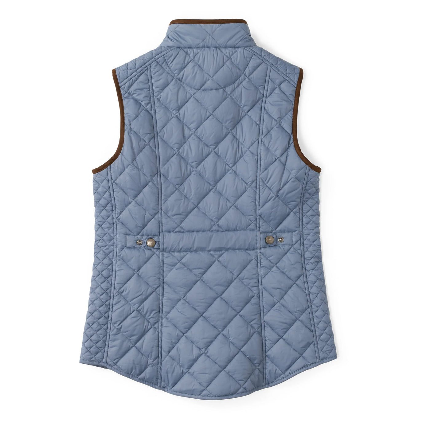 Vista Quilted Nylon Vest in Blue