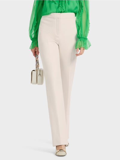 FAID pants with high waistband in Smoke