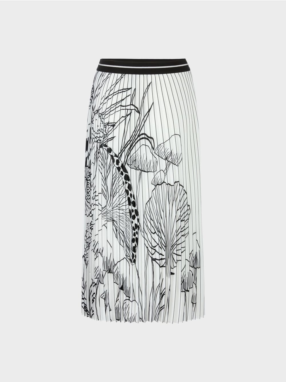 "Rethink Together" Print Skirt