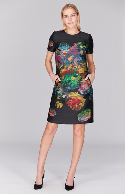 Renaissance Jacquard Shift Dress