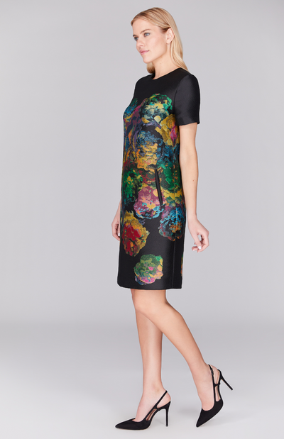 Renaissance Jacquard Shift Dress