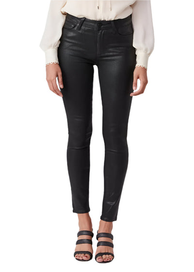 Hoxton Ankle Pant in Black Fog Luxe Coating